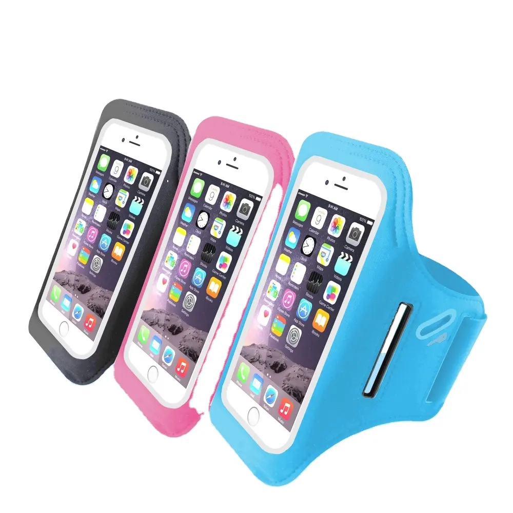 Hign Quality Customize adjustable Sport Armband &running mobile phone armband For Iphone / Samsung