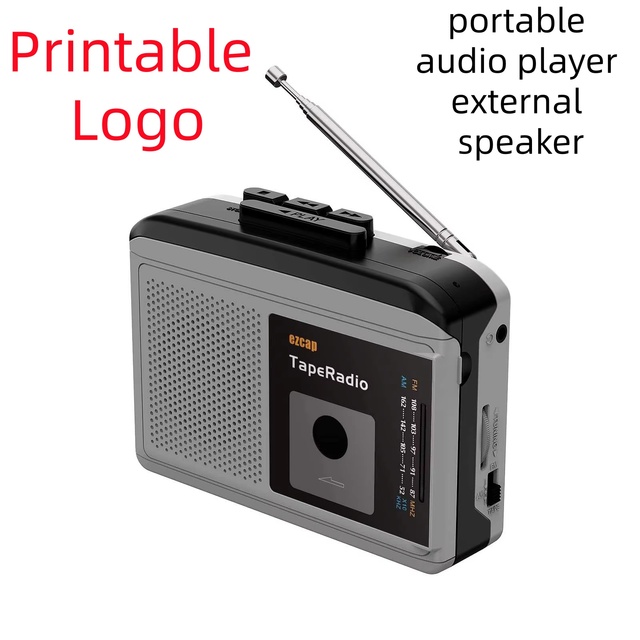 Factory Retro Walkman Style Cassette Player AM FM Radio Recorder Auto Reverse USB TF MP3 Player Home Study Travel Audio