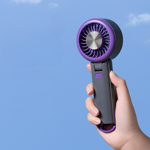 Ventilador de mano portátil de alta velocidad de nuevo diseño, mini ventilador de carga de batería, pantalla digital, ventilador USB - Product Image 6