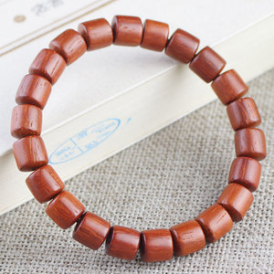 Pulsera de Madera de Palisandro con 22 Cuentas de 8mm, Diseño Geométrico de Estilo Étnico, Joyería para Uso Diario - Product Image 1