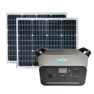 Chliss Portable 2000 Watt Solar Generator With Panel Completed Set