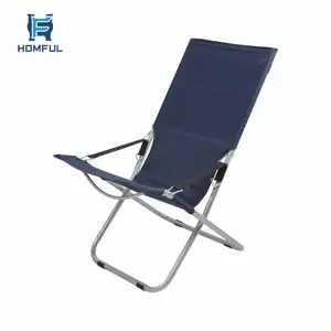 HOMFUL Portable Outdoor Adjustable Double Layer Camping Equipment Fishing Folding Beach Chairs