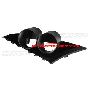 Support de tableau de bord pour jauge de voiture à double trou 52MM, cache de garniture pour jauge de voiture Ford Falcon BA BF 2002~2011 - Product Image 5