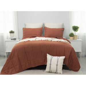 Offre Spéciale stonewashed français lin lin couette matelassé couverture couverture enfants adultes tapis de jeu couverture toute la saison - Product Image 3