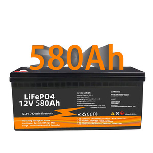 Batteria al Litio LiFePO4 da <span class=keywords><strong>12V</strong></span> 24V 100Ah 200Ah 280Ah 300Ah 400Ah 460Ah 600Ah con BMS per Sistemi Solari, Nautici, Camper e Off-Grid - Product Image 2