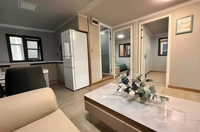Maison conteneur préfabriquée mobile moderne extensible à construction rapide de 40 pieds ou 20 pieds, 2 chambres, maison portable préfabriquée