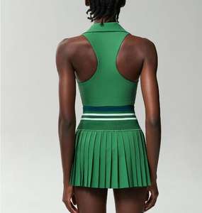 定制网球服运动棉氨纶涤纶透明内服2012 2013性感草坪网球运动服 - Product Image 3