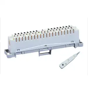 10-Paar ABS-Material Krone Strip Connector Klemmenblock-Verbindungs modul