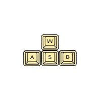 Broches personnalisées pour ordinateur, épingles de barrette, broches émaillées avec citations IA, icônes de fenêtre sablier et pointeurs, badges, et broches en forme de petite main, pour cadeau