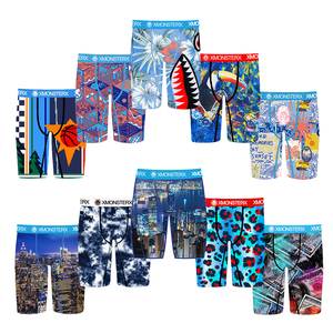 Ropa interior masculina transpirable de mezcla de poliéster y spandex CELINNE, de secado rápido, cómoda, colorida, calzoncillos bóxer deportivos para hombre. - Product Image 6