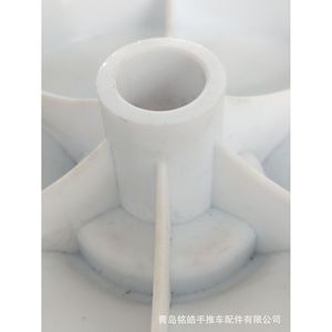 Solid Rubber Wheel 7 Inch Firm Gray Industrial Caster <b>For</b> <b>Tool</b> <b>Cart</b> - Product Image 5