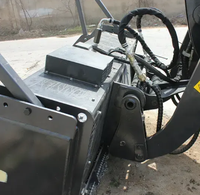 940kg cinese Skid Steer Loader Forest falciatrice trinciatrice con il prezzo