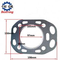 Joint de culasse BESTRONG S195 en fer pour moteur de motoculteur, 100 % testé, garantie 6 mois