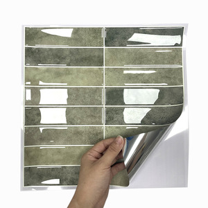 3d Marmeren Muurstickers Huisdecor Zelfklevende Schil En Stok 3 Samenhangende Muursticker Voor Keuken Badkamer Backsplash - Product Image 1