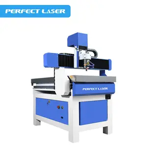 Perfect Laser 1.5kw 2kw Husillo Carpintería Acrílico Cnc Máquina de grabado 6090 Mini enrutador para la venta