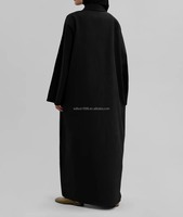 Robe longue maxi décontractée et modeste Willson, respirante, style abaya musulmane, vêtement islamique pour femme