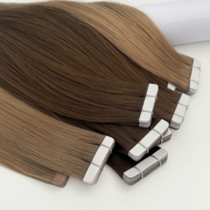 Extensiones de Cabello Adhesivas de Cabello Humano Liso para Salón de Belleza, Productos de Dropshipping 2025, Cabello Rubio - Product Image 6