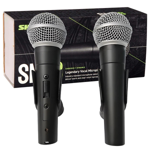 Micrófono Cardioide Profesional M58 para Grabación de Podcasts en Estudio y Canto en Vivo - Product Image 1