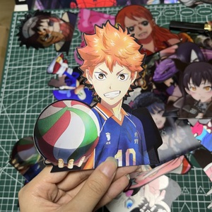 Adesivo 3D in Movimento MHA Anime per Auto, Decalcomania Impermeabile <span class=keywords><strong>Boku</strong></span> No Hero per Auto, Laptop, Decorazioni per la Casa - Product Image 3