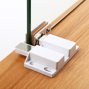 JINNATE Stainless Steel Cabinet Door Hinge Magnetic Surface Mount For Glass Doors Modern Design Antirust Furniture Hardware - Product Image 3