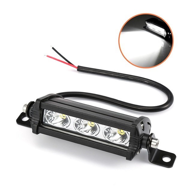 4 Inch Moto Auto Car 9W LED Light Bar Single Row Work Spotlights Mini LED Lamp Truck Motorcycle Bike Light 4X4 Off Road 12V 24V
