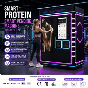 Máquina Expendedora de Batidos de Proteínas, Dispensador de Proteína en Polvo para Aumentar Masa Muscular con Kiosco de Pedidos y Pagos de Autoservicio - Product Image 4