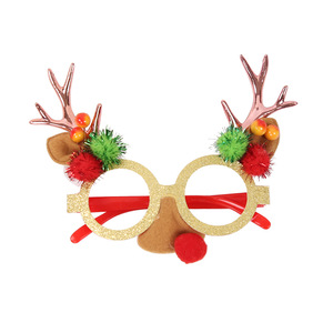 Lunettes de Noël à motif de cerf de dessin animé, accessoires de Noël pour adultes et enfants, cadeaux de fête, lunettes de déguisement pour événements festifs - Product Image 5