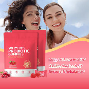 Gummies Probiotiques OEM/ODM à la Canneberge pour Femmes – Améliore la Densité Osseuse – <span class=keywords><strong>5</strong></span> Milliards d'UFC par Portion – Sachet de 3g – 60 Unités - Product Image 4