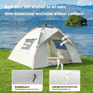 Carpa Instantánea Impermeable Personalizada y Económica para 2 Personas, Carpa Automática para Acampar al Aire Libre - Product Image 5