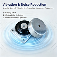 Support anti-vibration en caoutchouc, verrou de sécurité anti-réflexion, amortisseur résistant à l'huile, réduction du bruit en aluminium moulé haute pression