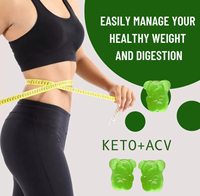 Gummies Keto ACV pour la perte de poids, supplément alimentaire au vinaigre de cidre de pomme, marque privée OEM ODM