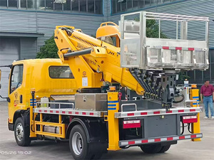 Camión con Plataforma Elevadora Telescópica JMC de 28m, 30m, 31m, Plataforma de Trabajo Aérea Montada en Vehículo, Camión con Cesta Elevadora, Camión con Plataforma Elevadora Telescópica - Product Image 4