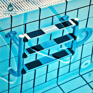 Scala per <span class=keywords><strong>Piscina</strong></span> Water Faery Serie HL in Acciaio Inox Resistente Antiscivolo Resistente alla Corrosione per Piscine <span class=keywords><strong>con</strong></span> Acqua Salata e Trattate <span class=keywords><strong>con</strong></span> Cloro - Product Image 1