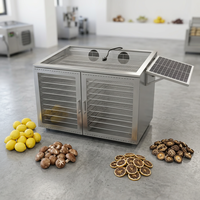Intelligente geventileerde draagbare commerciële zonne-droogmachine voor groenten, fruit, vlees en vis