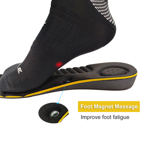 Solette Rialzanti in EVA <span class=keywords><strong>con</strong></span> Massaggio Magnetico, Inserti Invisibili <span class=keywords><strong>per</strong></span> <span class=keywords><strong>Scarpe</strong></span>, Supporto <span class=keywords><strong>per</strong></span> Arco Plantare, Assorbimento degli Urti, Unisex - Product Image 2