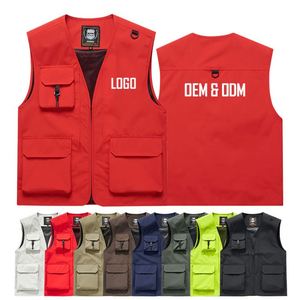 Nuevo Chaleco Cargo para Hombre, Informal, Ligero, para Pesca, Trabajo, Safari, Viajes, Fotografía, con Múltiples Bolsillos - Product Image 1
