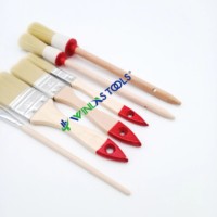 Kit de 6 pinceaux et crayons de peinture murale DIY OEM avec poils en nylon - Outils de peinture et de nettoyage - Garantie 6 mois