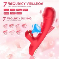 Leale Neues Design 100% Wasserdichter 10-Frequenz Vibrierender Rosa Rabbit G-Punkt Stimulations-Vibrator für Frauen
