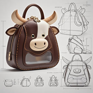 Borsa personalizzata a forma di animale più disegni colori chiara vetrina Cosplay <span class=keywords><strong>Anime</strong></span> moda simpatico animale Ita <span class=keywords><strong>zaino</strong></span> - Product Image 5