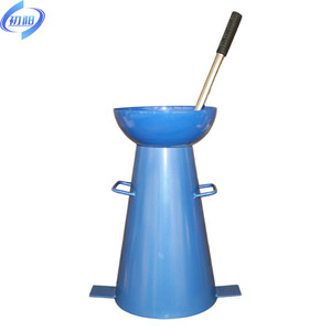 Bester Preis Komplettes Set Einstellkonus-Apparat für Beton (Einstellkonus/Bodenplatte/Trichter und Stampfer und Stahllineal) - Product Image 1