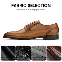 Chaussures habillées pour hommes en cuir de haute qualité, vente en gros d'usine, pour fêtes et mariages, avec logo personnalisé