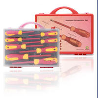 Jeu de tournevis isolés 8 en 1, fente, Phillips, résistant aux hautes tensions, tournevis pour électricien, outils professionnels, outils à main
