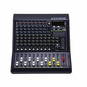 Console de mixage audio métallique <span class=keywords><strong>Dante</strong></span> RX8 8 canaux avec <span class=keywords><strong>Bluetooth</strong></span> et USB, égaliseur 7 bandes, effets intégrés, prix bas, MOQ 1 pièce - Product Image 6