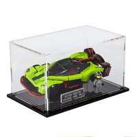 Grande vitrine en acrylique compatible avec les voitures miniatures à l'échelle 1/8 et la vitrine anti-poussière LEGO Supercars Collector