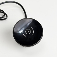 Cargador Inalámbrico Rápido de 15W, Plataforma de Carga Oculta Integrada en Escritorio para Muebles de Oficina y Mesita de Noche