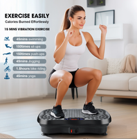 Machine d'Exercice Vibrante Unisexe pour Amincissement Corporel, Plateforme de Fitness à Vibration Verticale de Bonne Qualité