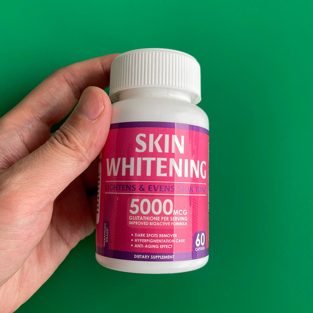 l glutathion 5000mcg OEM Skin Whitening Beauty & Health Care Supplement 60 Capsules L- Glutathione for Women Adults DSIP: Delta Sleep Inducing in-stock-8809562558477 Size:3 MG x 60