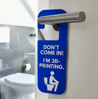 Panneau de porte créatif transfrontalier « Ne pas déranger » – Décoration d'intérieur amusante imprimée en 3D – Plaque de porte suspendue