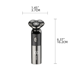 เครื่องโกนหนวดสามใบมีดสำหรับผู้ชาย ขายดี ชาร์จผ่าน USB ในรถยนต์ เสียงเบา กันน้ำ ใช้ในบ้านได้ - Product Image 2