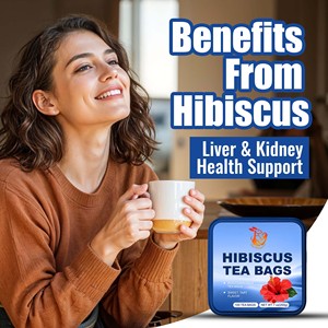 OEM ODM Hibiscus Tea Bags Liver Kidney Health Support Boost Immunity Strengthen <b>Your</b> Defense Boost <b>Your</b> Vitality - Product Image 5